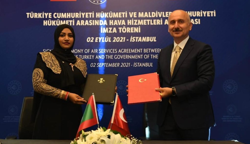 Türkiye ile Maldivler arasında Hava Ulaştırma Anlaşması imzalandı