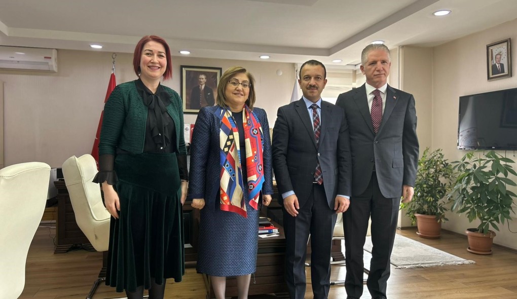 TBB Başkanı Sayın Fatma Şahin’in Genel Müdürlüğümüz Sayın Burak Aykan'ı makamında ziyareti.